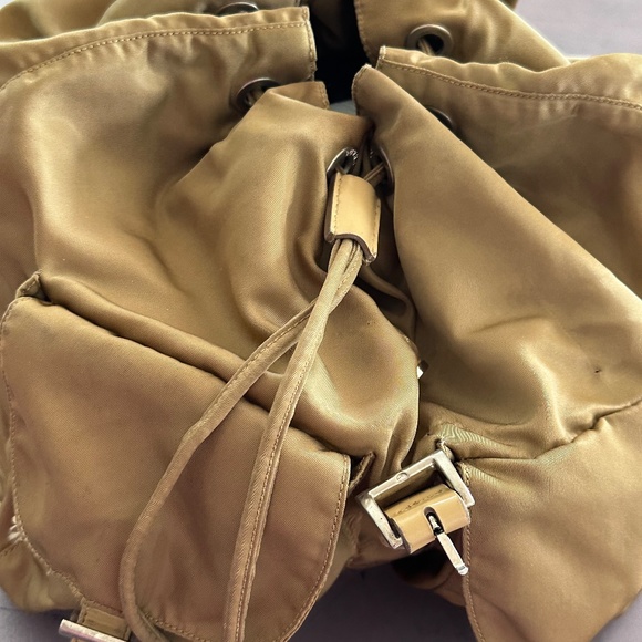 Prada sand Nylon Backpack - Picture 11 of 16
